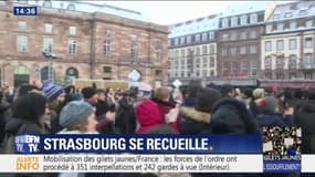 Hommage aux victimes de l'attentat de Strasbourg: 1000 personnes réunies place Kléber