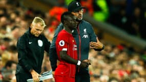 Sadio Mané et Jurgen Klopp