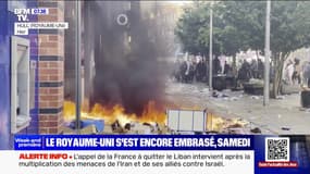 De nouvelles émeutes ont éclaté au Royaume-Uni ce samedi