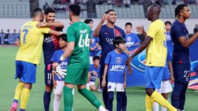 PSG; Asensio et Hakimi saluent les joueurs d'Al Nassr