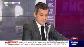 Confinement: Gérald Darmanin annonce "100 000 contrôles et 5 000 amendes ce week-end"