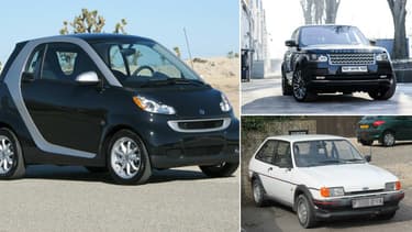 A côté de la Smart Fortwo, les voleurs s'intéressent particulièrement aussi aux SUV (comme les Land Rover Range Rover et Range Rover Evoque), et aux compactes, comme la Ford Fiesta.