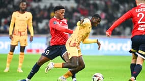Cheikh Tidiane Sabaly et Jonathan David, le 3 décembre 2023