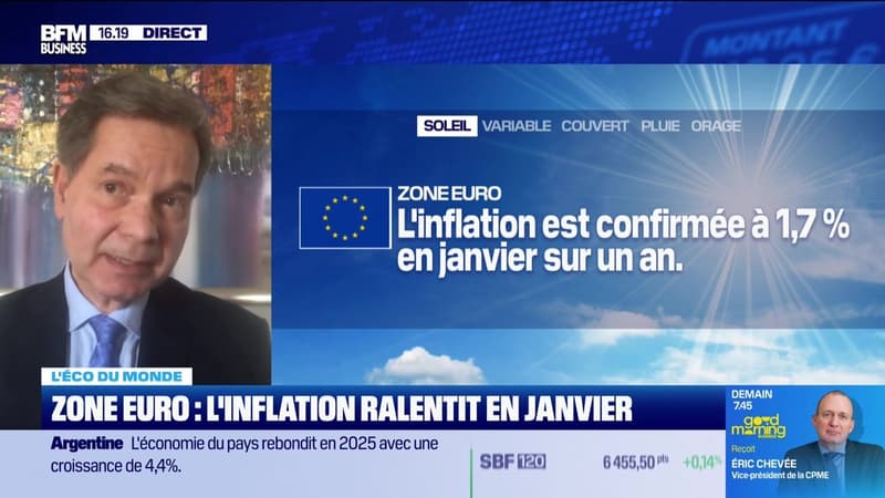 L'éco du monde : Indicateurs de confiance en Zone Euro / inflation / croissance allemande - 25/02