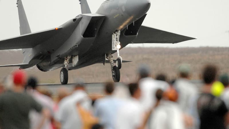 Avant qu'il ne s'écrase, deux F-15 de l'armée de l'air américaine, comme celui-ci, s'étaient lancé à sa poursuite (photo d'illustration).