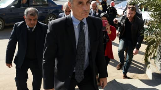 L'ambassadeur d'Italie en Egypte le 4 février 2016 à la morgue où le corps d'un étudiant italien a été amené