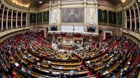 L'Assemblée nationale le 6 décembre 2017 à Paris