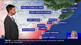 Météo Côte d'Azur: un ciel ensoleillé ou voilé, jusqu'à 16°C à Menton
