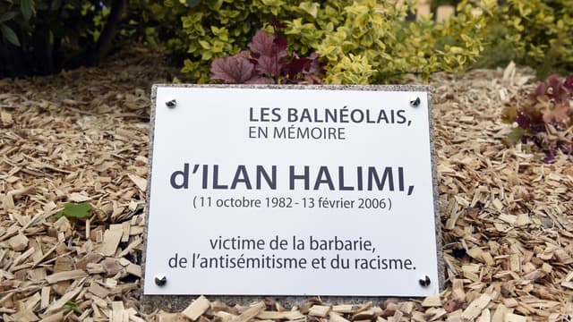 La stèle d'Ilan Halimi à Bagneux.