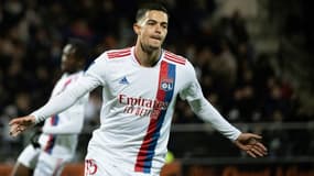 Le Lyonnais Romain Faivre auteur du doublé sur le terrain de Lorient, le 4 mars 2022