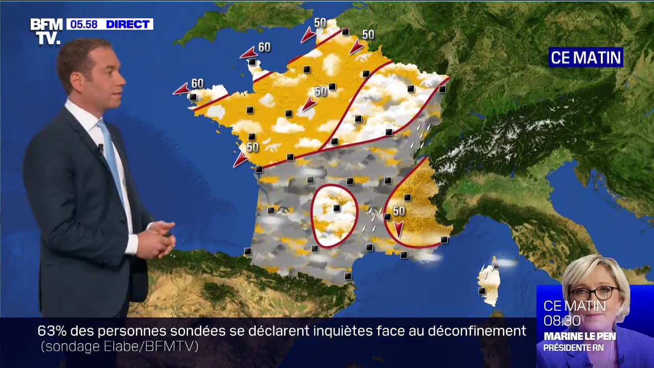 La météo du 14 mai: encore du soleil dans le Nord, un temps plus ...