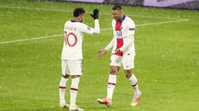 Neymar et Kylian Mbappé