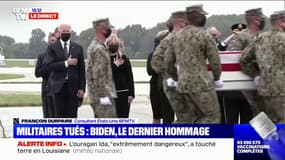 Joe et Jill Biden se recueillent devant les cercueils des 13 soldats américains morts en Afghanistan