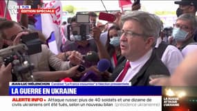 "Le risque est immense d'un conflit généralisé": Jean-Luc Mélenchon réagit à l'offensive militaire russe contre l'Ukraine