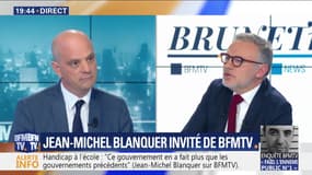 Jean-Michel Blanquer face à Eric Brunet