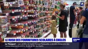 Rentrée: le rush des fournitures scolaires à Englos
