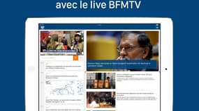 L'application tablette de BFMTV