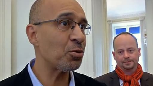 Le premier secrétaire du PS, Harlem Désir, à Paris le 27 mars 2013.