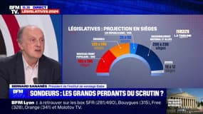 "Il s'est passé un événement exceptionnel dans la semaine: le front républicain": Bernard Sananès (Elabe) évoque les écarts entre les prévisions des instituts de sondage et le résultat des élections législatives