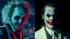 Des images des films "Beetlejuice, Beetlejuice" et "Joker: Folie à deux"