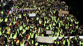 Manifestation des gilets jaunes le 8 décembre 2018 à Marseille.