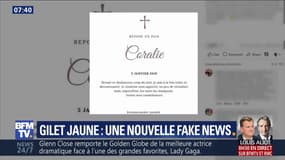 Gilets jaunes: une nouvelle fake news