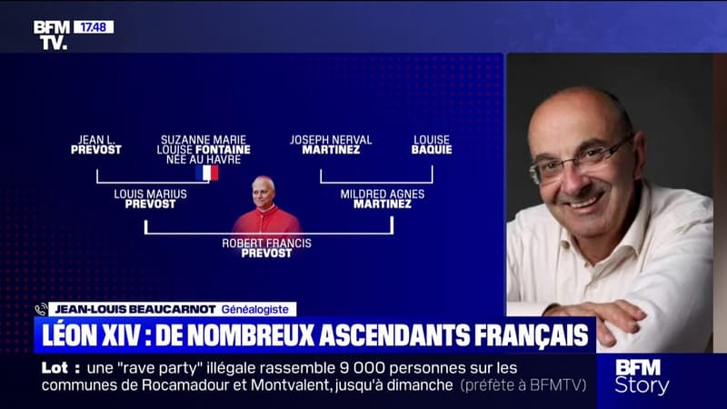 Jean L. Prevost, Louise Baquié: le nouveau pape Léon XIV a de nombreux ascendants français