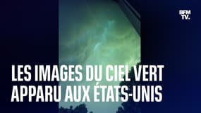 Le ciel est devenu vert dans le nord des États-Unis