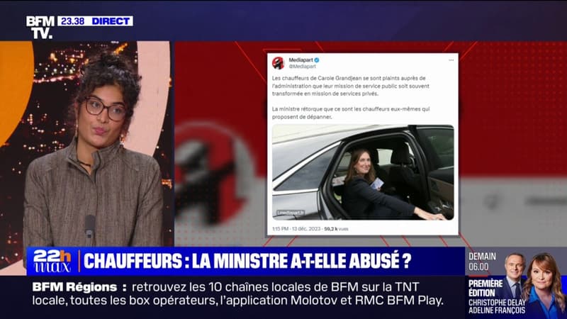 LA BANDE PREND LE POUVOIR - Chauffeurs: la ministre Carole Grandjean a-t-elle abusé?