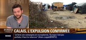 Démantèlement de la jungle de Calais: "On parle de solution de relogement pour tout le monde, ce n'est pas le cas", dénonce Damien Roudeau