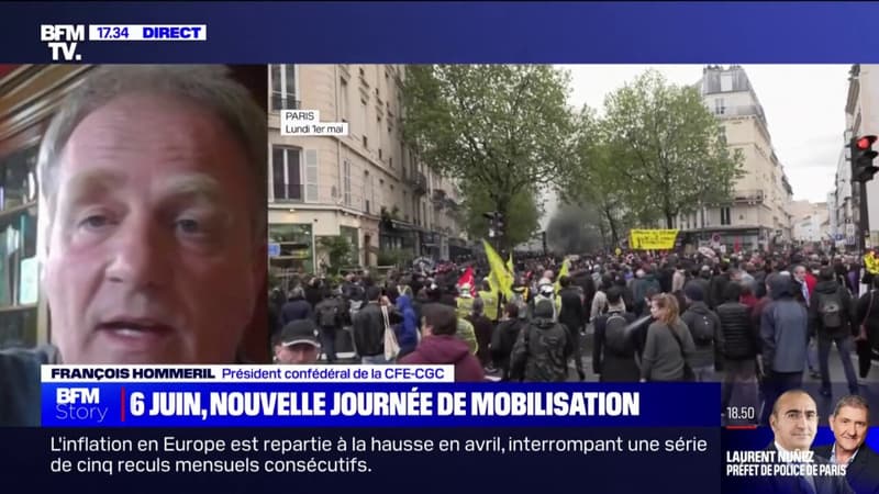 François Hommeril (CFE-CGC) explique le choix de la date du 6-juin pour la prochaine journée de mobilisation intersyndicale