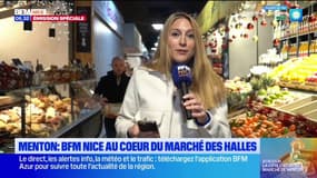 Menton: BFM Nice au cœur du marché des Halles