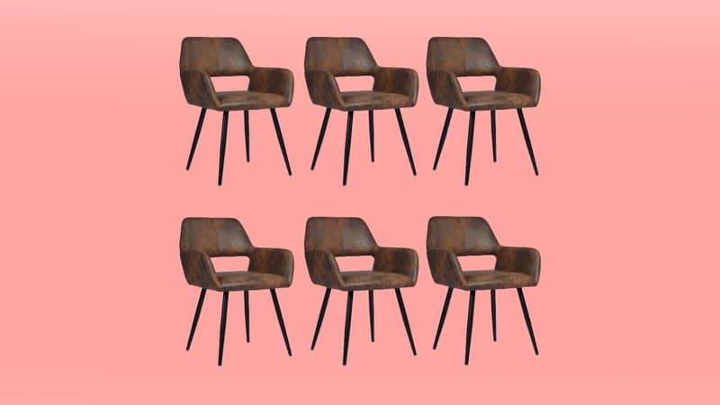 44% de réduction sur ce lot de 6 chaises, pas besoin d'attendre les soldes chez Conforama
