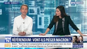 Référendum: vont-ils piéger Emmanuel Macron ?