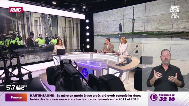 Tempête Nils : à Barie, la Garonne menace de déborder