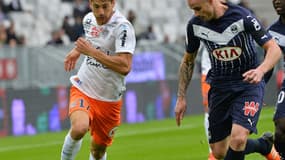 Paul Lasne et Nicolas Pallois avant la blessure du Montpelliérain