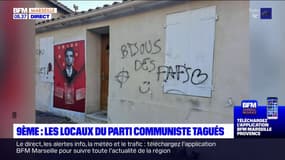 Marseille: les locaux du Parti communiste français cible de tags d'extrême droite