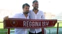 Jérémy Ménez lors de sa présentation comme nouveau joueur de la Reggina, club de Serie B.