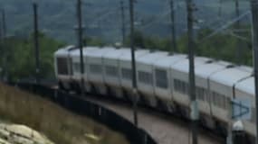 Un train Eurostar voyage dans le Kent, au sud de l'Angleterre, le 25 août 2015. (image d'illustration)