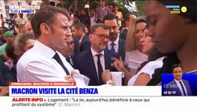 "Pas possible que ces gens-là s'enrichissent": en visite avec Emmanuel Macron à Marseille, Olivier Klein promet "d'accélérer les moyens de lutter contre les marchands de sommeil" 