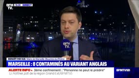 Benoît Payan, maire de Marseille: "8 personnes sont testées positives au variant anglais"