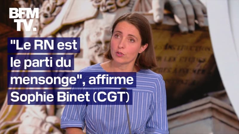 L'interview intégrale de Sophie Binet (CGT), après le premier tour des législatives anticipées