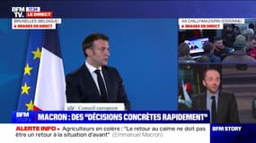 Story 2 : Macron, des "décisions concrètes rapidement" - 01/02