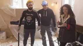 Cyril Hanouna, Emmanuelle Rivassoux et Stéphane Plaza dans "Maison à vendre"