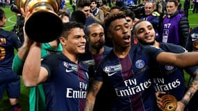 Thiago Silva et ses coéquipiers ont célébré leur titre en Coupe de la Ligue au Parc OL. Et ne le feront pas dans les rues de Paris.