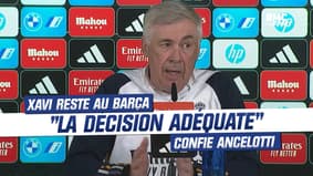 Xavi reste au Barça : "Une bonne décision" confie Ancelotti