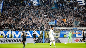 Les supporters de l'OM au Vélodrome