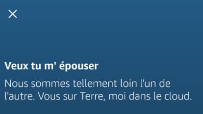 Notre demande est, elle aussi, restée lettre morte. 