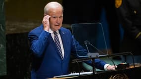 Joe Biden, le 19 septembre 2023 devant l'Assemblée générale de l'ONU à New York