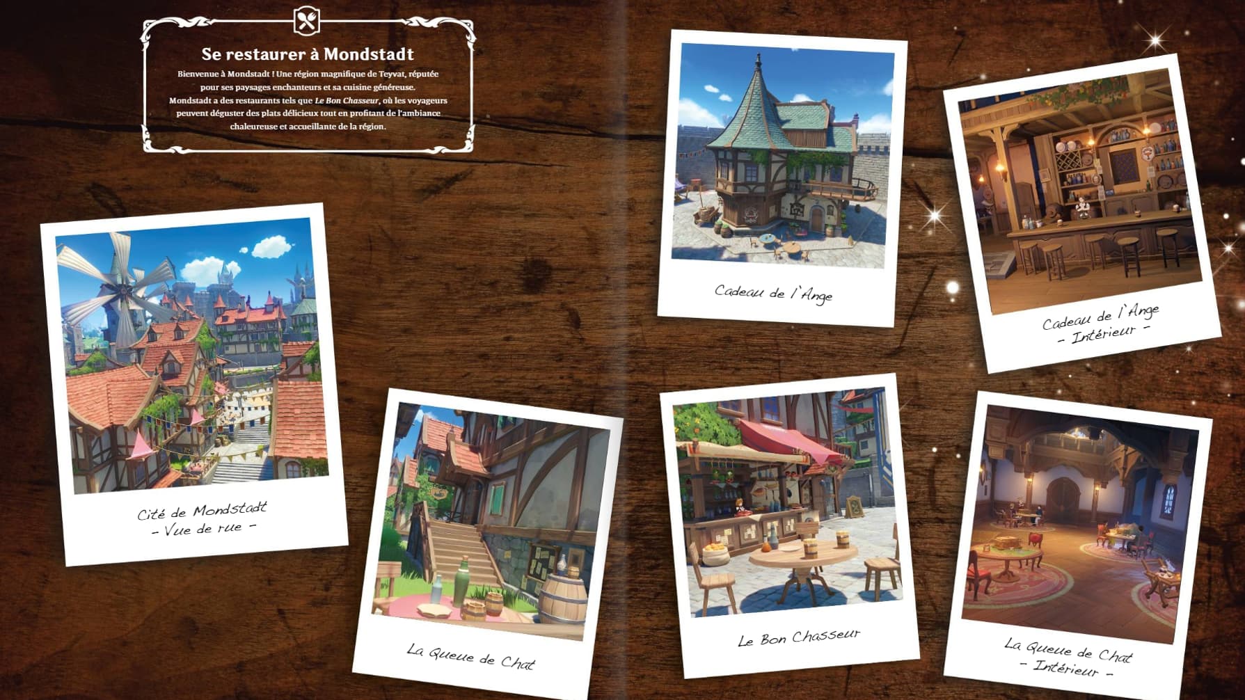 Le livre de cuisine Genshin Impact propose un fil rouge centré sur le jeu et l'aventure Le livre de cuisine Genshin Impact propose un fil rouge centré sur le jeu et l'aventure
